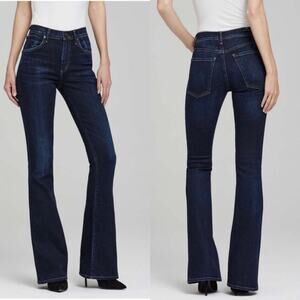Citizens of Humanity Fleetwood High Rise Flare Jeans Size 31 Dark Wash Denim